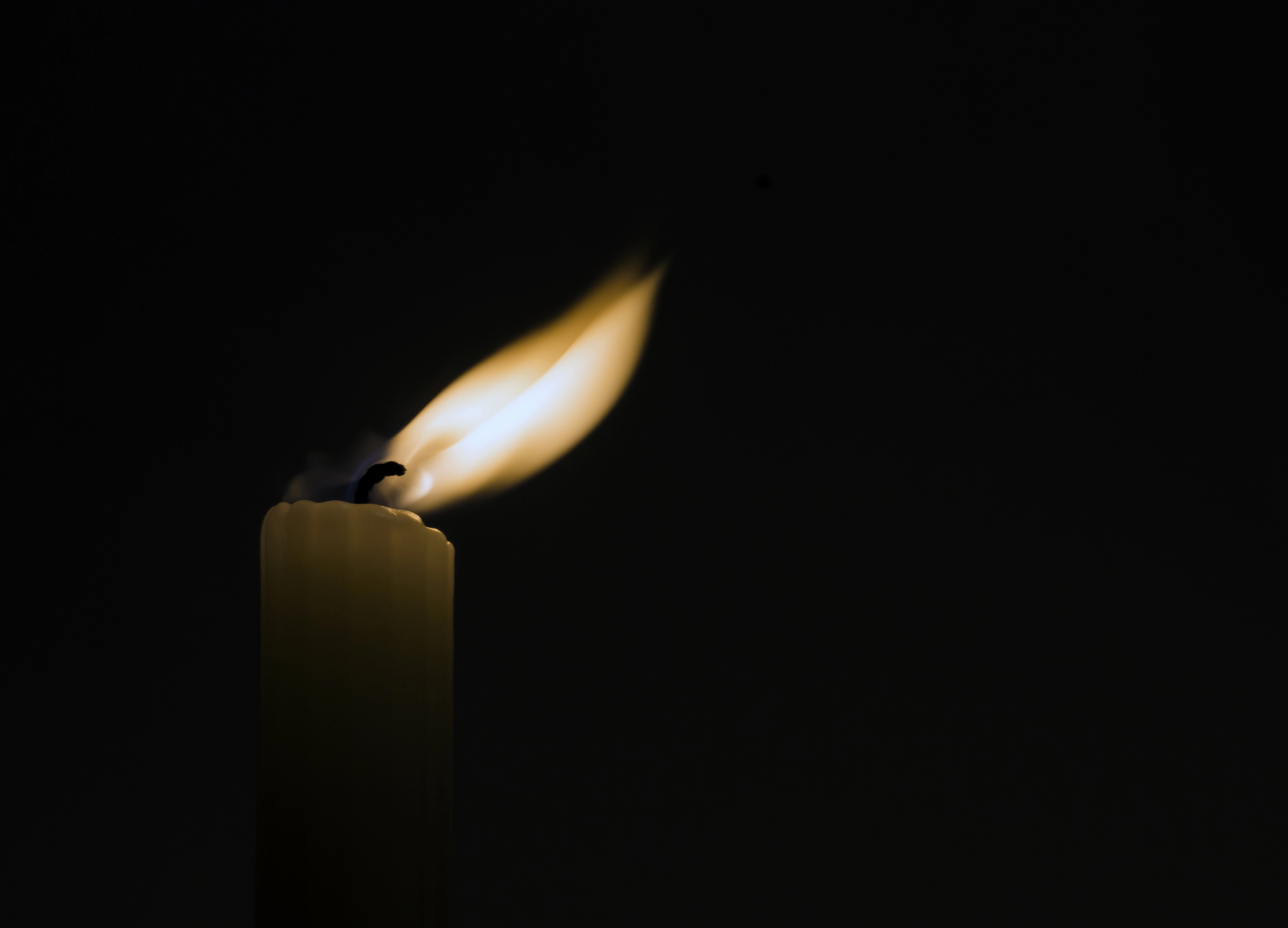 Candle in light